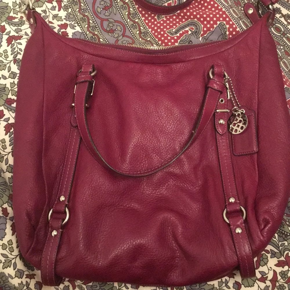 Coach 15272 Alexandra Convertible Purple Purse
